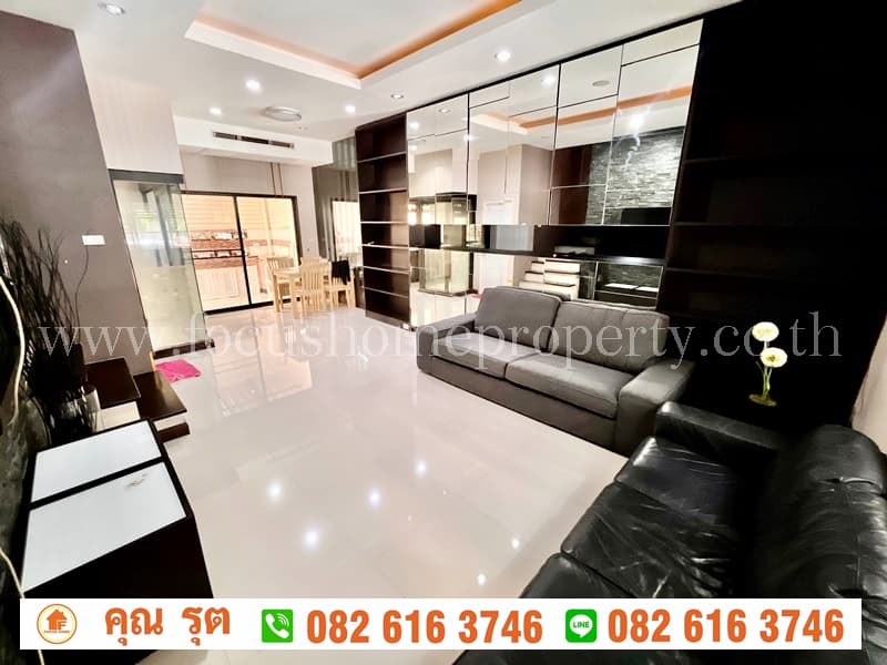 ขาย ทาวน์เฮาส์ 3 ชั้น โครงการลิฟวิ่ง เรสซิเดนซ์ รังสิต-ราชพฤกษ์